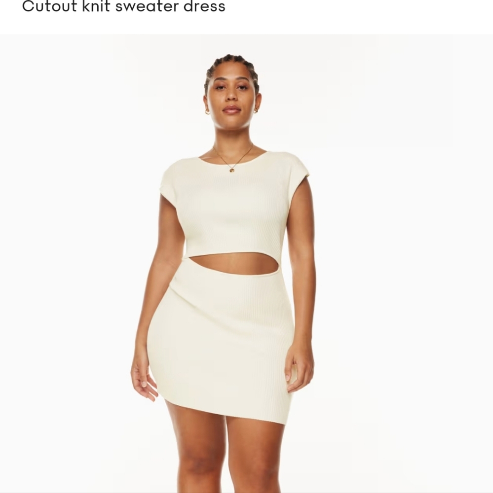 Wilfred Free White Cutout Dress